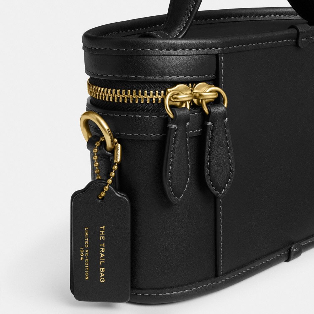 Coach Trail Bag Brass Black