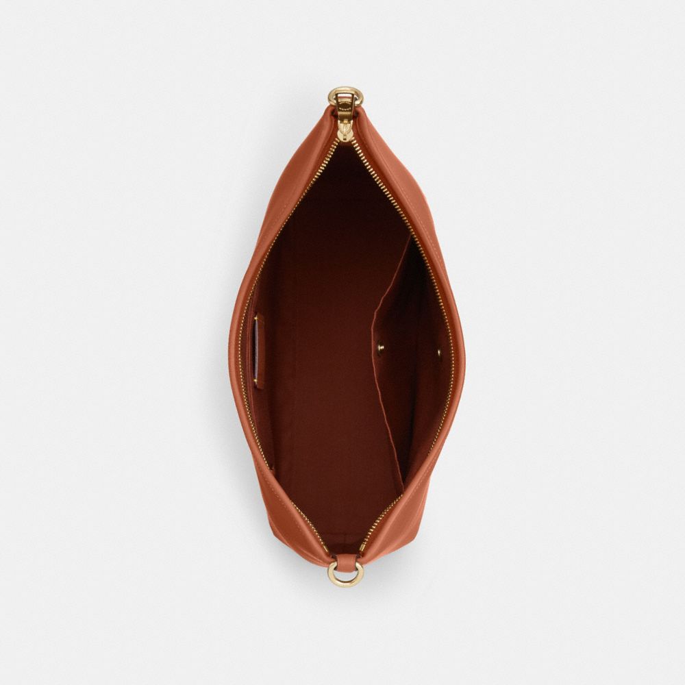 Coach Laurel Large Shoulder Bag Gold Tan