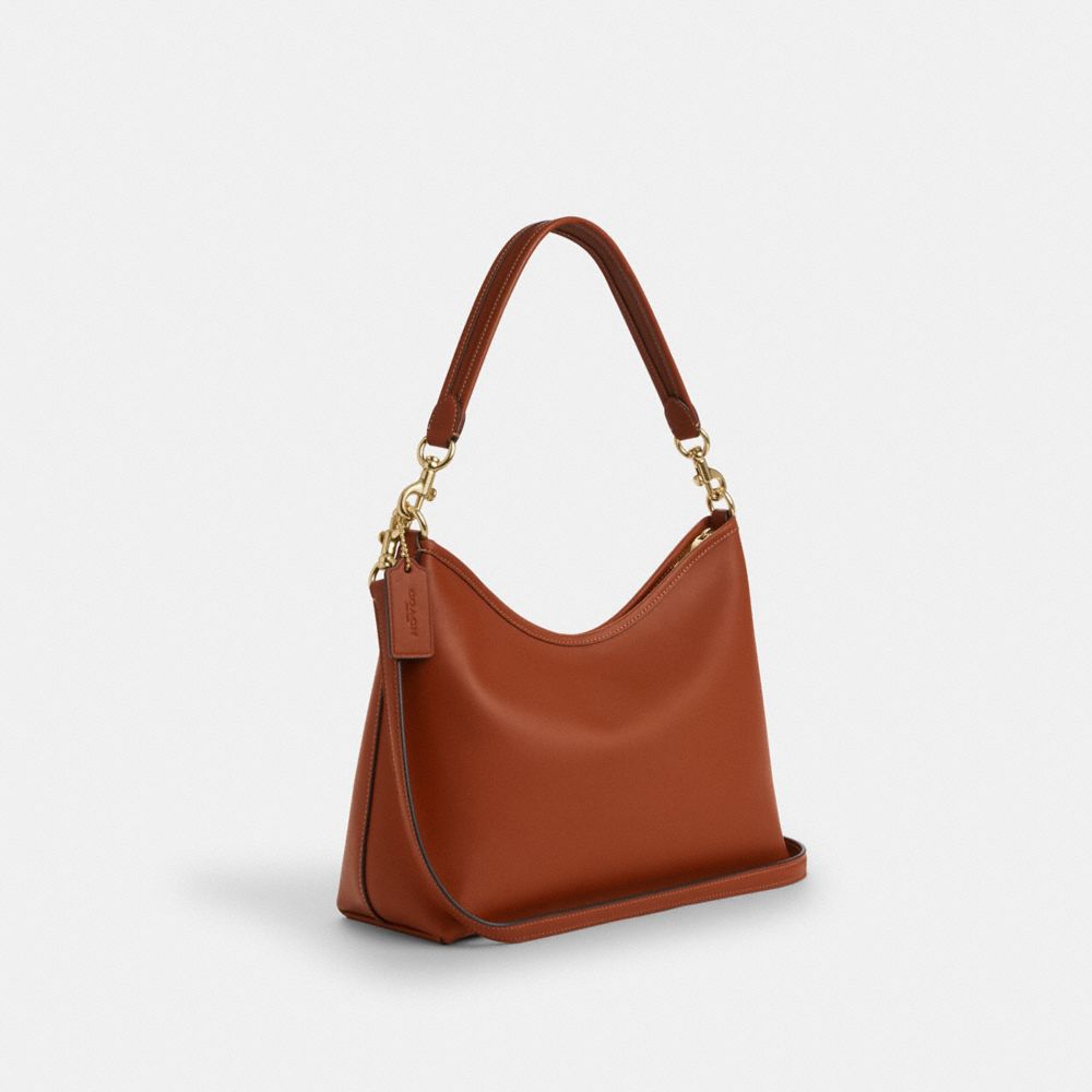 Laurel Shoulder Bag Smooth Leather-Gold-Tan Smooth Leather-Gold-Tan