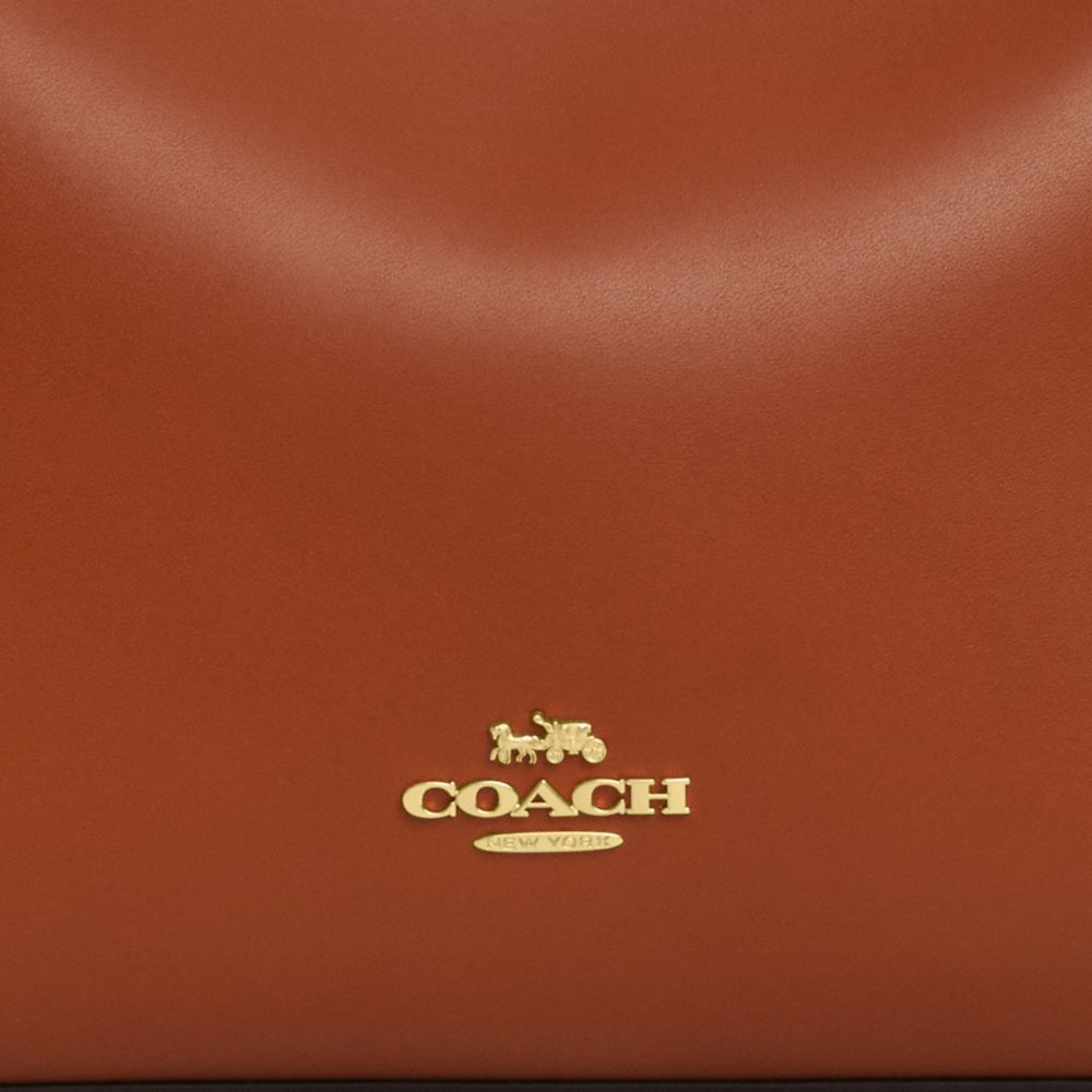 Laurel Shoulder Bag Smooth Leather-Gold-Tan Smooth Leather-Gold-Tan