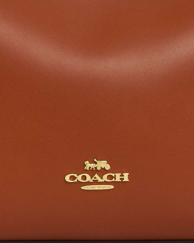 Laurel Shoulder Bag Smooth Leather-Gold-Tan Smooth Leather-Gold-Tan