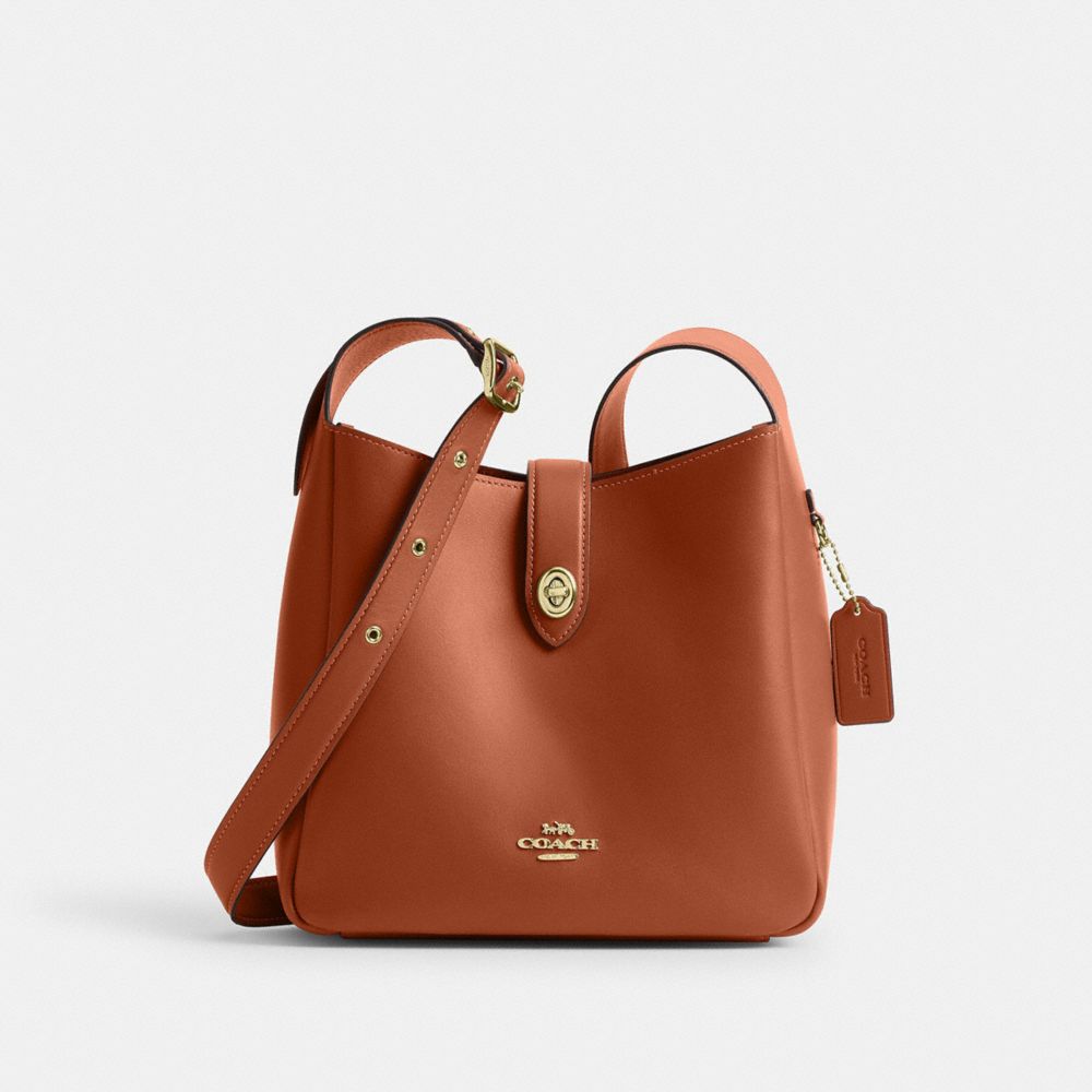Hadley Convertible Crossbody Smooth Leather-Gold-Tan Smooth Leather-Gold-Tan