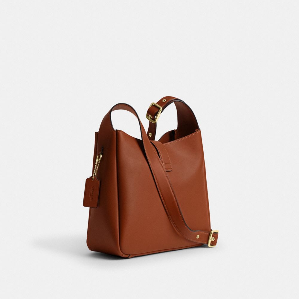 Hadley Convertible Crossbody Smooth Leather-Gold-Tan Smooth Leather-Gold-Tan