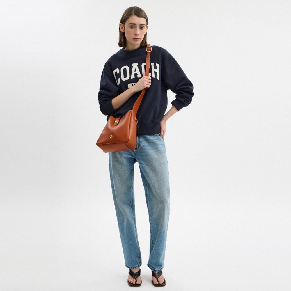 Coach Hadley Convertible Crossbody Gold Tan