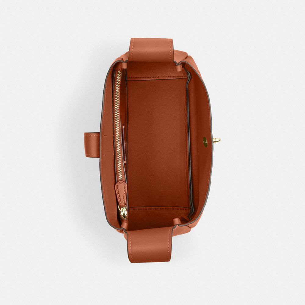 Hadley Convertible Crossbody Smooth Leather-Gold-Tan Smooth Leather-Gold-Tan