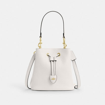 Coach Rowan Bucket Bag Gold Chalk