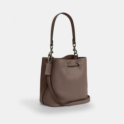 Coach Rowan Bucket Bag Gunmetal Dark Stone