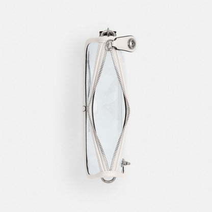 Coach Stadium Swinger Bag Silver Chalk