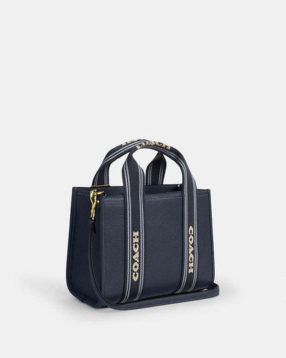Smith Tote Bag 24 Pebbled Leather-Gold-Denim Multi Pebbled Leather-Gold-Denim Multi