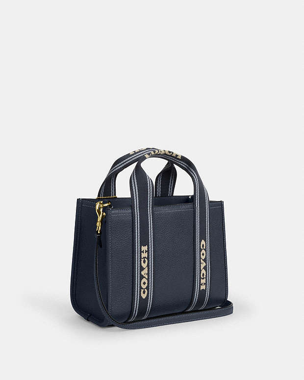 Smith Tote Bag 24 Pebbled Leather-Gold-Denim Multi Pebbled Leather-Gold-Denim Multi