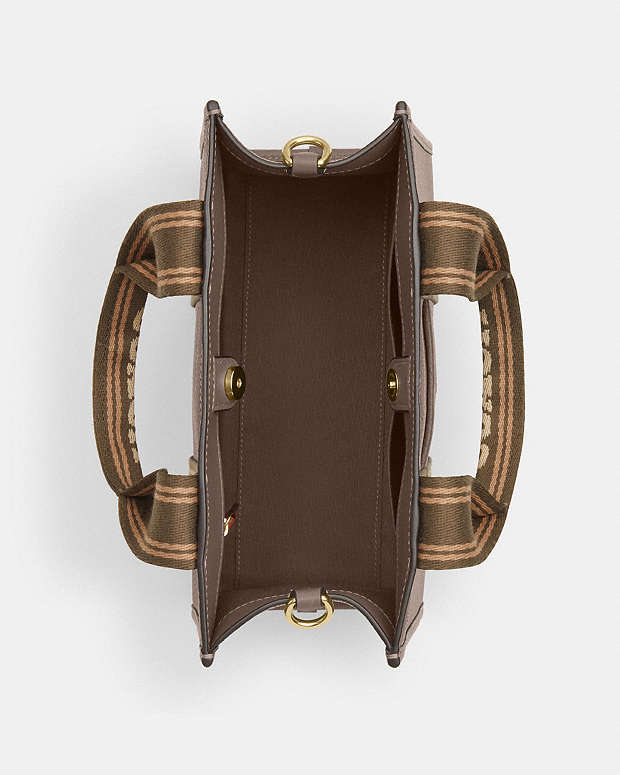 Smith Tote Bag 24 Pebbled Leather-Gold-Dark Stone Pebbled Leather-Gold-Dark Stone