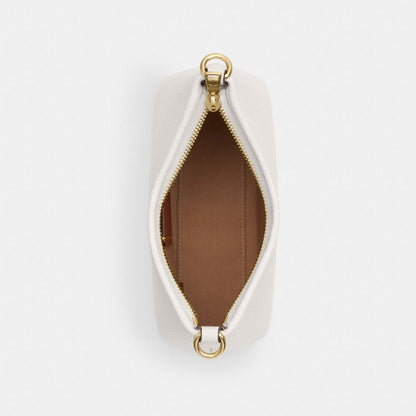 Coach Laurel Small Shoulder Bag Gold Chalk