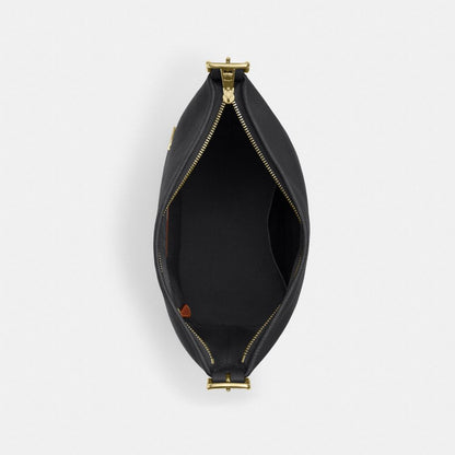 Jude Duffle Bag Pebbled Leather-Gold-Black Pebbled Leather-Gold-Black
