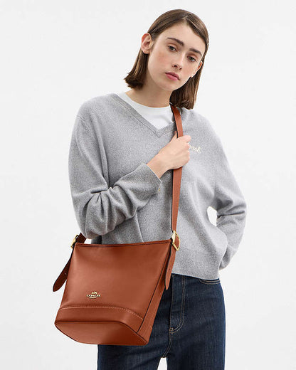 Jude Duffle Bag Smooth Leather-Gold-Tan Smooth Leather-Gold-Tan