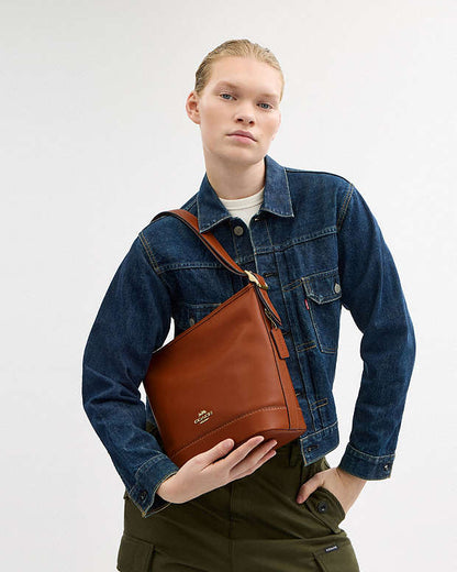 Jude Duffle Bag Smooth Leather-Gold-Tan Smooth Leather-Gold-Tan