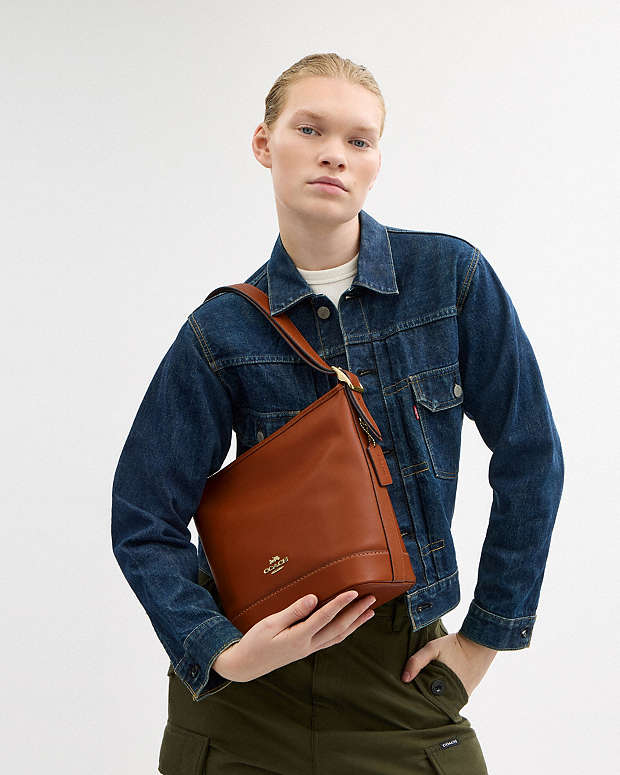 Jude Duffle Bag Smooth Leather-Gold-Tan Smooth Leather-Gold-Tan
