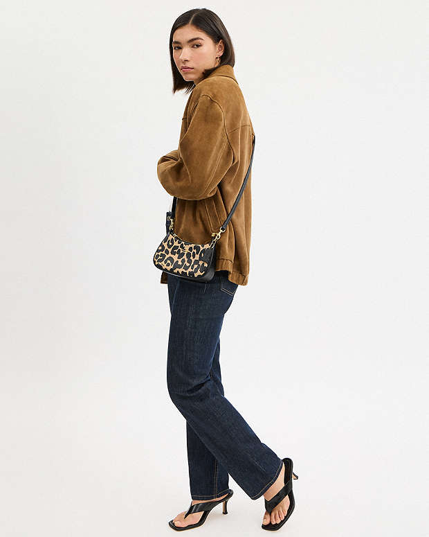 Teri Shoulder Bag With Leopard Print Gold-Leopard Multi Gold-Leopard Multi