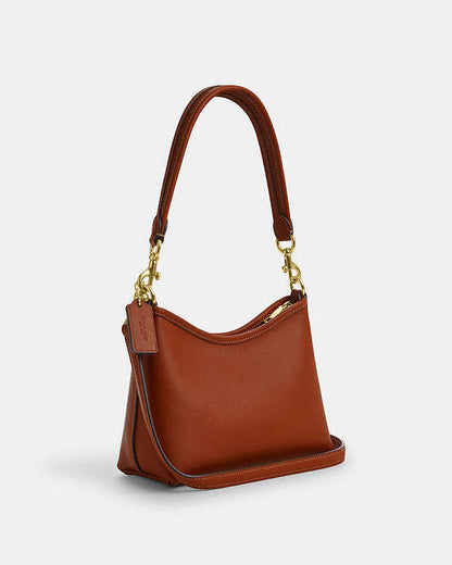 Laurel Small Shoulder Bag Smooth Leather-Gold-Tan Smooth Leather-Gold-Tan