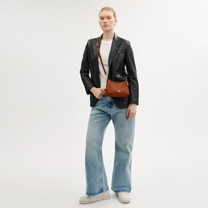 Coach Laurel Small Shoulder Bag Gold Tan