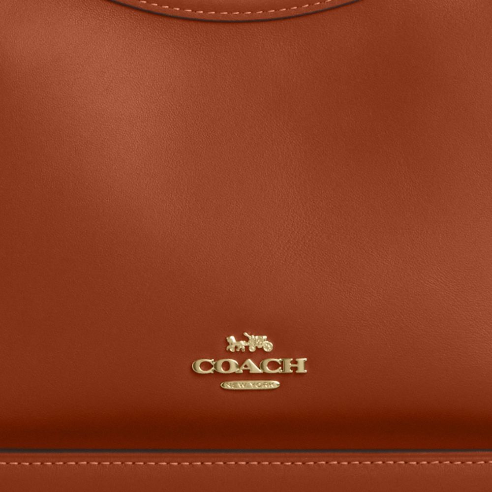 Laurel Small Shoulder Bag Smooth Leather-Gold-Tan Smooth Leather-Gold-Tan