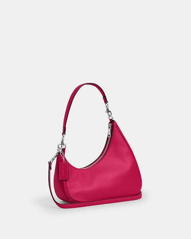Twisted Teri Shoulder Bag Smooth Leather-Sv-Dragon Fruit Smooth Leather-Sv-Dragon Fruit