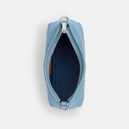 Laurel Small Shoulder Bag With Mirror Charm And Pouch Pebbled Leather-Sv-Pool-Sand Pebbled Leather-Sv-Pool-Sand