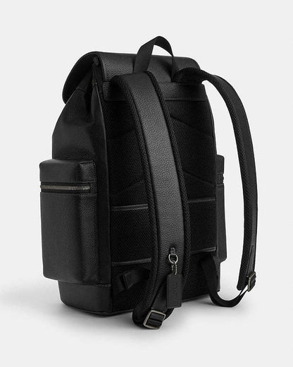 Sprint Backpack Pebbled Leather-Black Copper Finish-Black-Black Pebbled Leather-Black Copper Finish-Black-Black