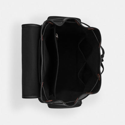 Coach Sprint Backpack Black Copper Finish Black Black