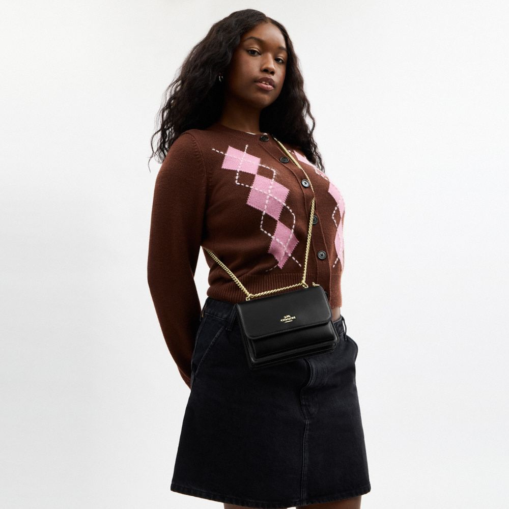 Coach Mini Klare Crossbody Bag Gold Black