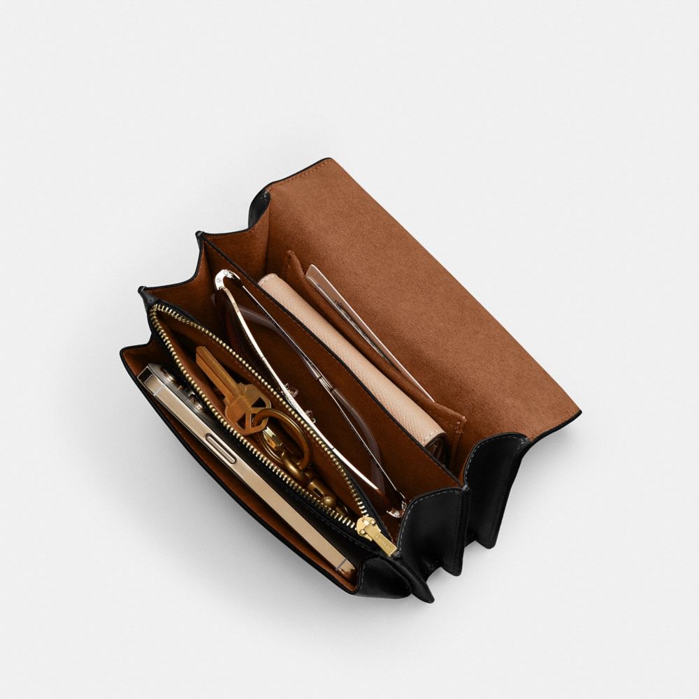 Coach Mini Klare Crossbody Bag Gold Black