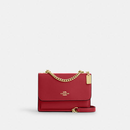 Coach Mini Klare Crossbody Bag Gold True Red