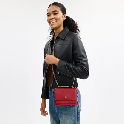 Coach Mini Klare Crossbody Bag Gold True Red