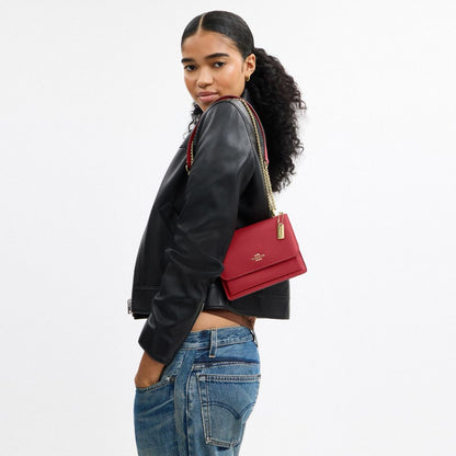 Coach Mini Klare Crossbody Bag Gold True Red