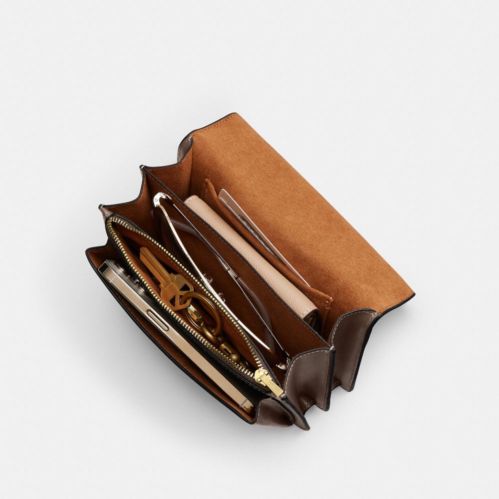 Coach Mini Klare Crossbody Bag Gold Dark Stone