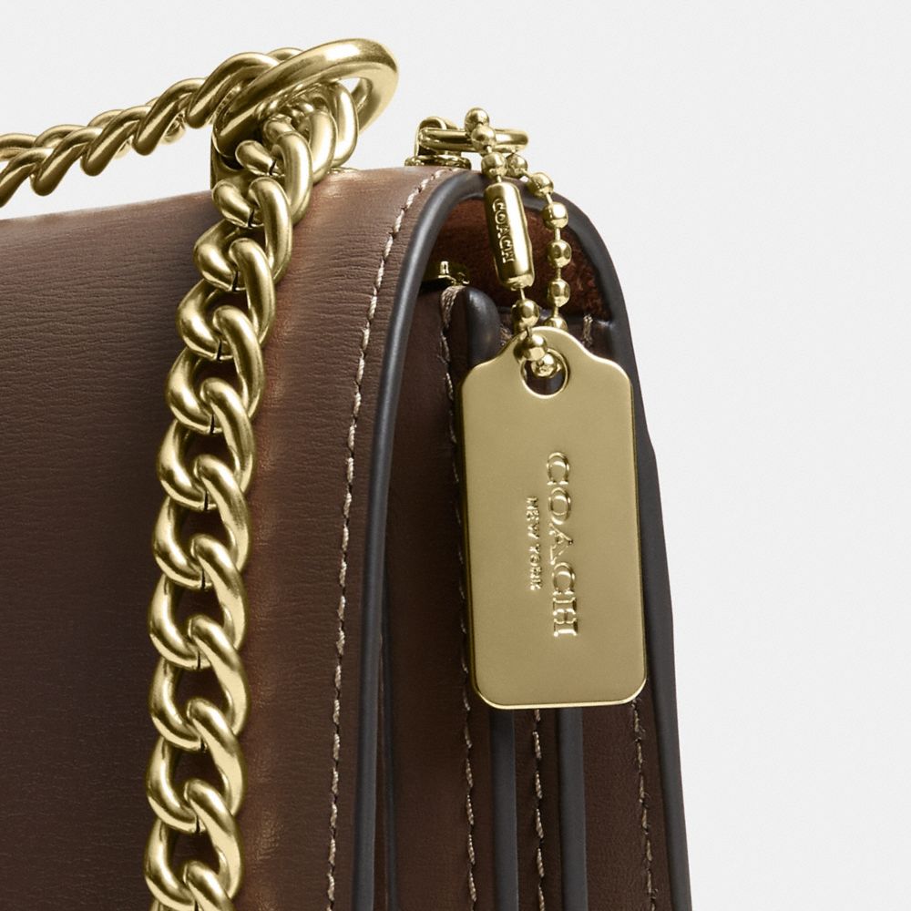 Coach Mini Klare Crossbody Bag Gold Dark Stone