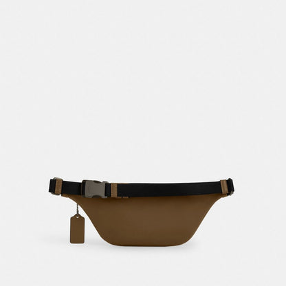 Coach Warren Mini Belt Bag Gunmetal Green