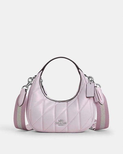 Carmen Mini Crossbody Bag Pearlized Leather-Silver-Pink Pearlized Leather-Silver-Pink