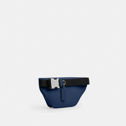 Coach Racer Small Belt Bag Silver/Deep Blue