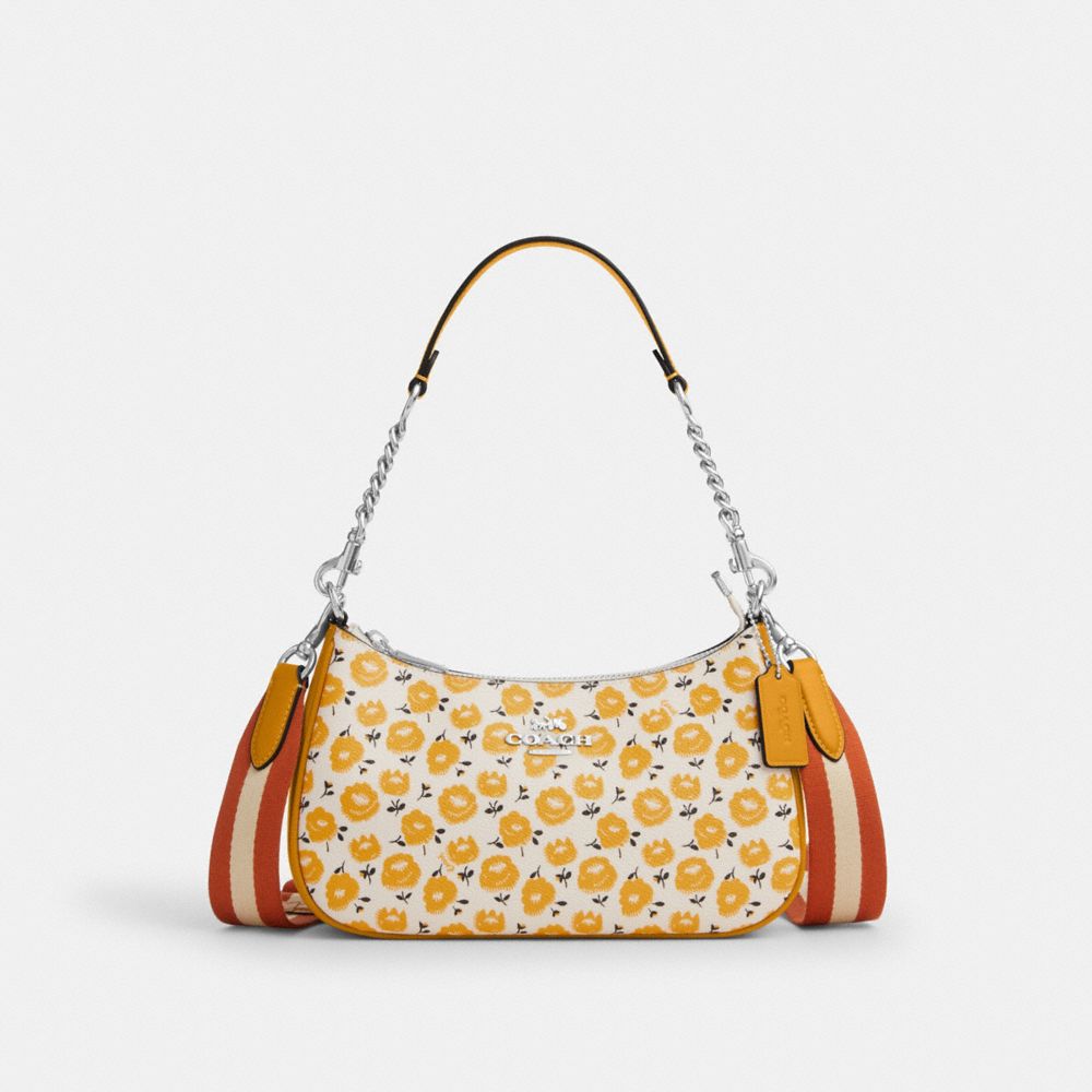 Teri Shoulder Bag With Floral Print Sv-Chalk-Buttercup Multi Sv-Chalk-Buttercup Multi