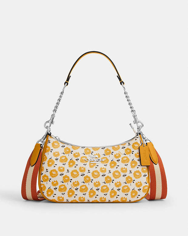 Teri Shoulder Bag With Floral Print Sv-Chalk-Buttercup Multi Sv-Chalk-Buttercup Multi