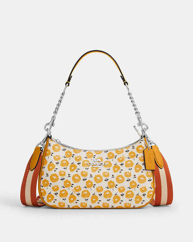 Teri Shoulder Bag With Floral Print Sv-Chalk-Buttercup Multi Sv-Chalk-Buttercup Multi