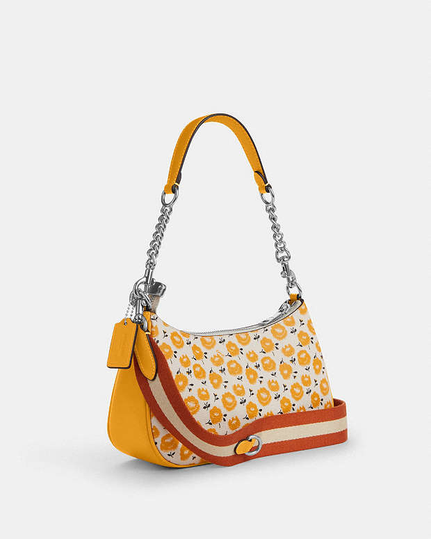Teri Shoulder Bag With Floral Print Sv-Chalk-Buttercup Multi Sv-Chalk-Buttercup Multi