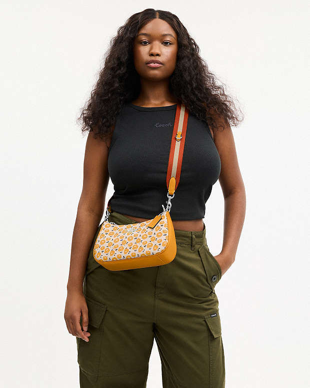 Teri Shoulder Bag With Floral Print Sv-Chalk-Buttercup Multi Sv-Chalk-Buttercup Multi