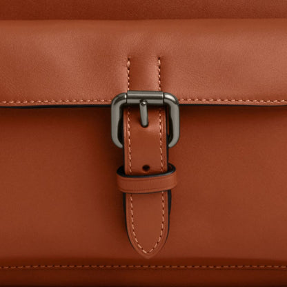 Coach Warner Crossbody Bag Gunmetal Tan