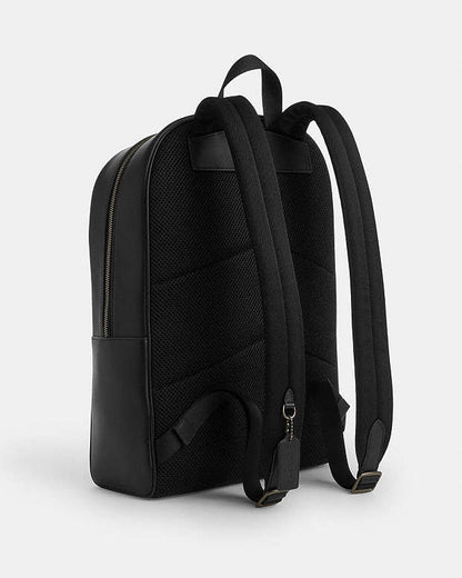 Owen Backpack In Signature Canvas Signature Canvas-Gunmetal-Charcoal-Black Signature Canvas-Gunmetal-Charcoal-Black