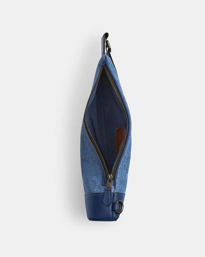 Dominic Sling Pack Denim-Qb-Denim-Deep Blue Denim-Qb-Denim-Deep Blue