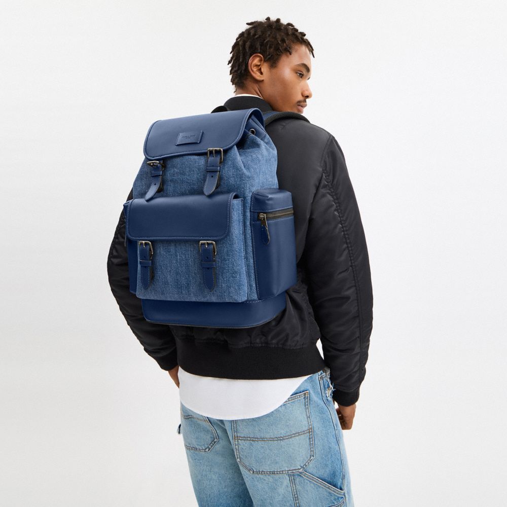 Sprint Backpack Denim-Qb-Denim-Deep Blue Denim-Qb-Denim-Deep Blue