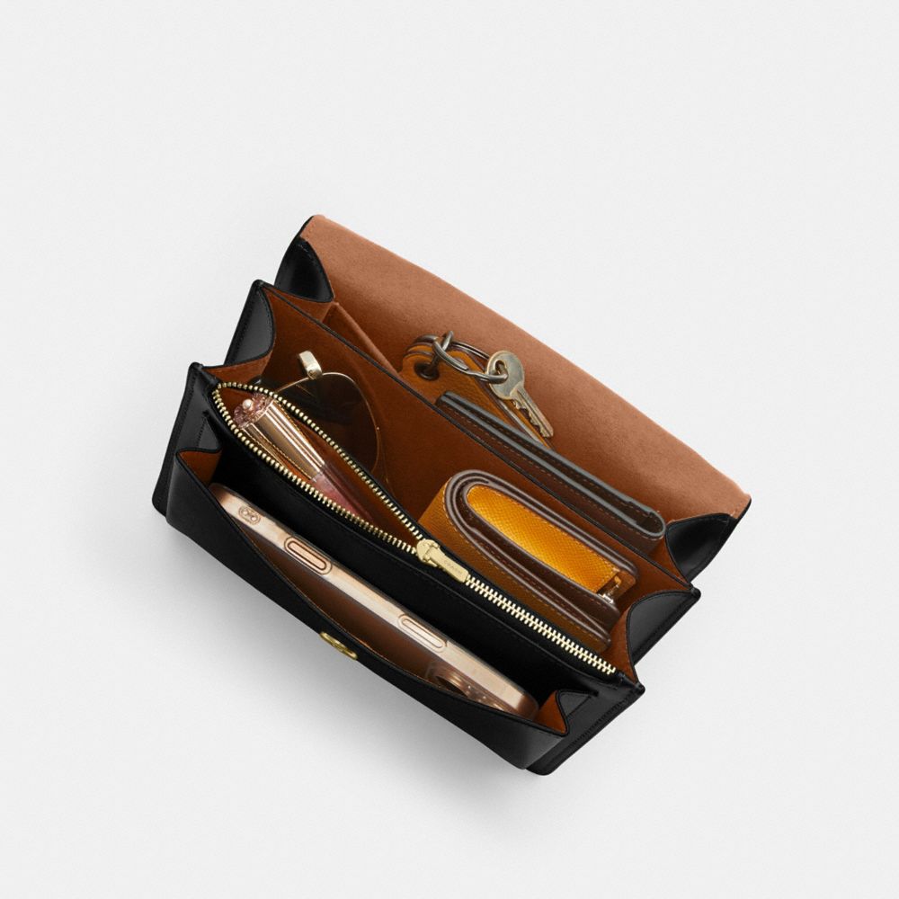 Coach Klare Crossbody Bag Gold Black