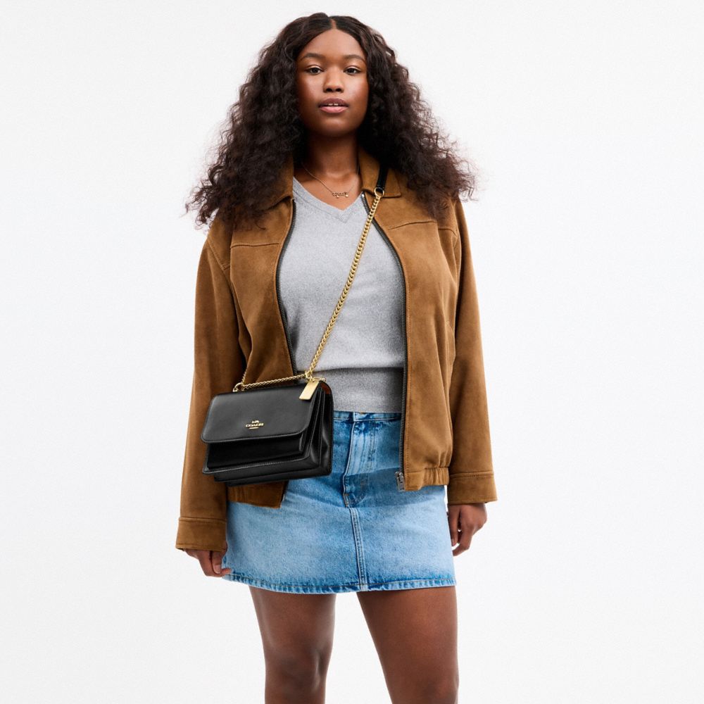 Coach Klare Crossbody Bag Gold Black