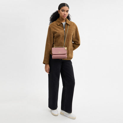 Coach Klare Crossbody Bag Gold Pink Petal